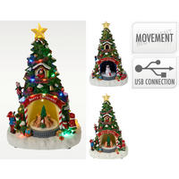 LED DÍSZLÁMPA - többszínű, Basics, műanyag (32cm)