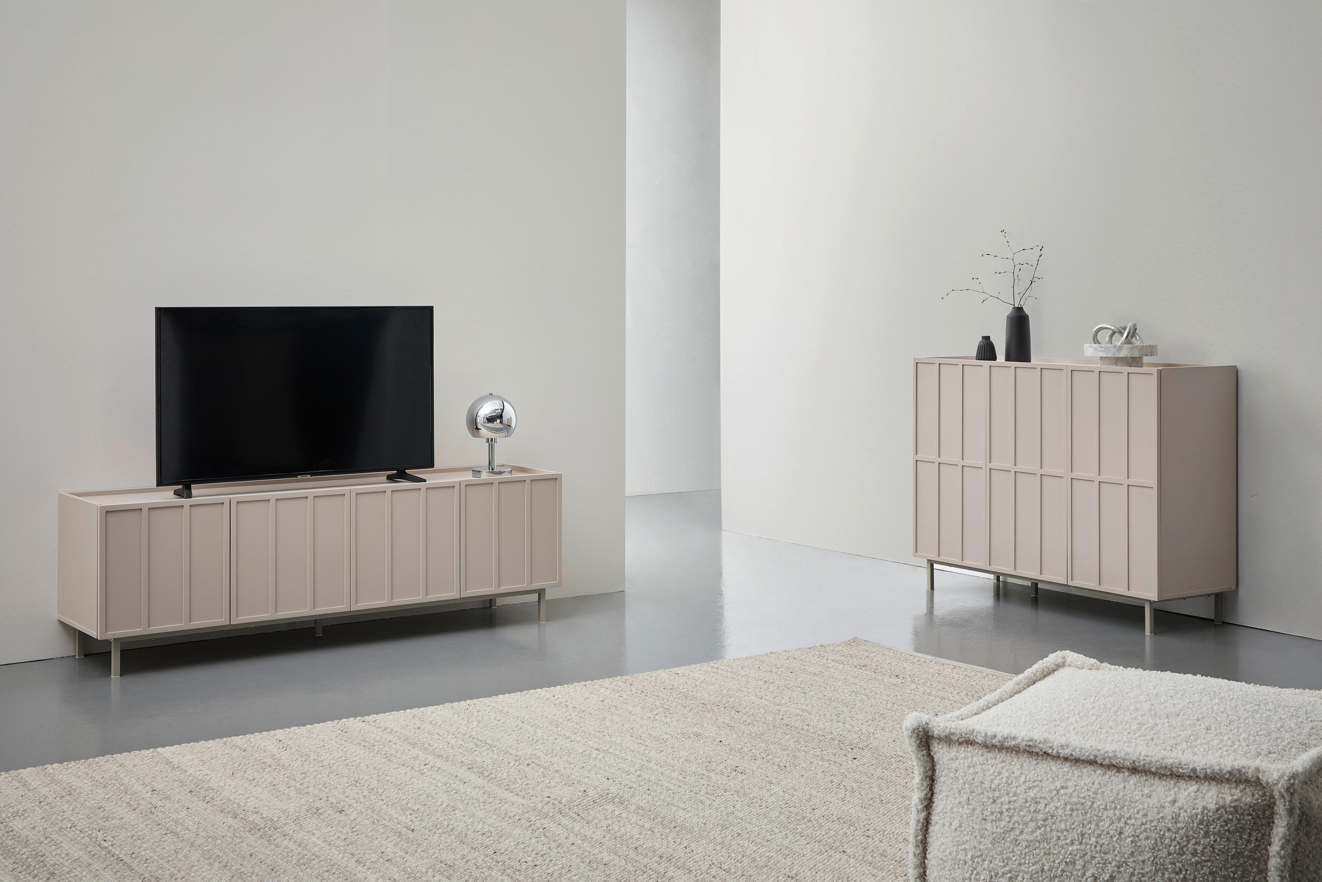SIDEBOARD  in 120/89/40 cm  - Braun, Design, Holzwerkstoff/Metall (120/89/40cm) - Livetastic