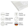 KOMFORTSCHAUMMATRATZE 100/200 cm Höhe ca. 20 cm  - Weiß, Basics, Textil (100/200cm) - Xora