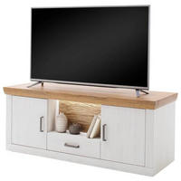 LOWBOARD  in 154/62/50 cm  - Eichefarben/Graphitfarben, Design, Holzwerkstoff/Kunststoff (154/62/50cm) - MID.YOU