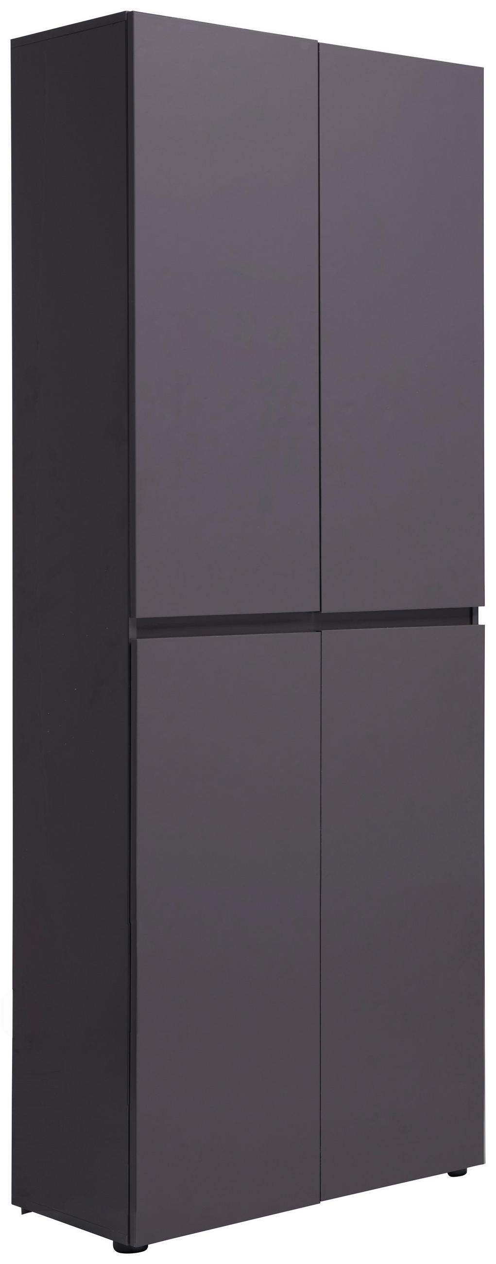Pantofar 80/200/34 cm  - antracit/negru, Design, plastic/material pe bază de lemn (80/200/34cm) - Xora