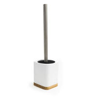 WC-BÜRSTE  - Chromfarben/Naturfarben, Basics, Holz/Kunststoff (9/38/9cm) - Sadena