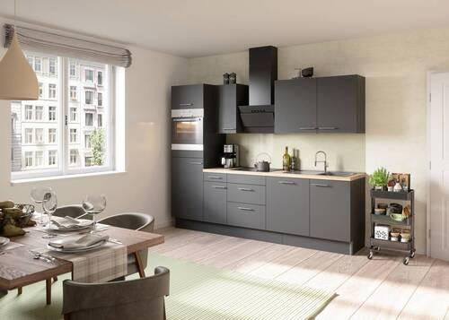 Optifit Küchenblock Anthrazit 270 cm
