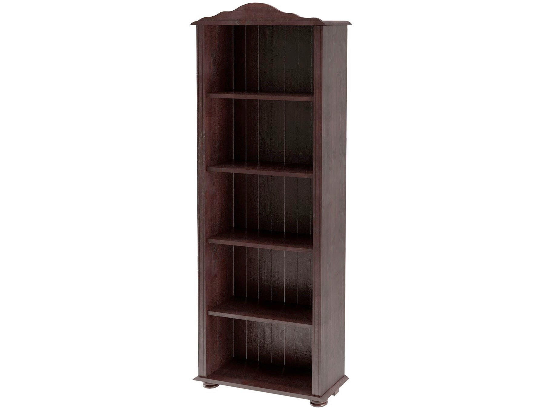 REGAL Kiefer massiv Braun  - Braun, Design, Holz (77/181/31cm) - MID.YOU