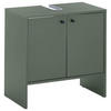 WASCHBECKENUNTERSCHRANK 60/60/35 cm  - Schwarz/Olivgrün, MODERN, Holzwerkstoff/Kunststoff (60/60/35cm) - MID.YOU