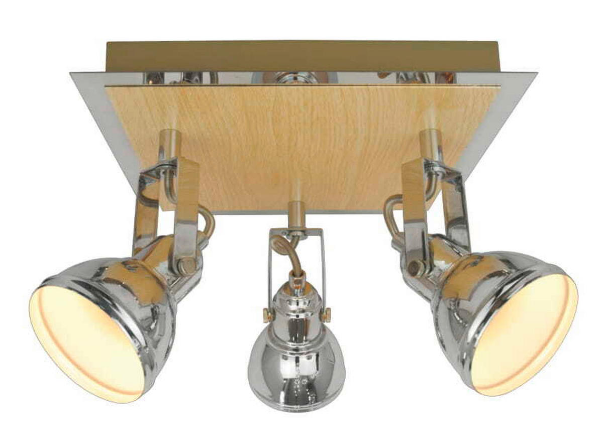 STROPNI REFLEKTOR   24/18/24 cm          3X7W W  - barve kroma, Basics, kovina (24/18/24cm)