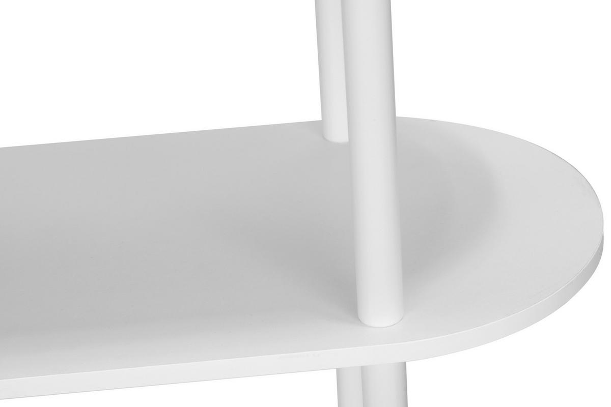 REGAL  90/160/30 cm Weiss  - Weiss, Modern, Holzwerkstoff/Metall (90/160/30cm) - PBJ