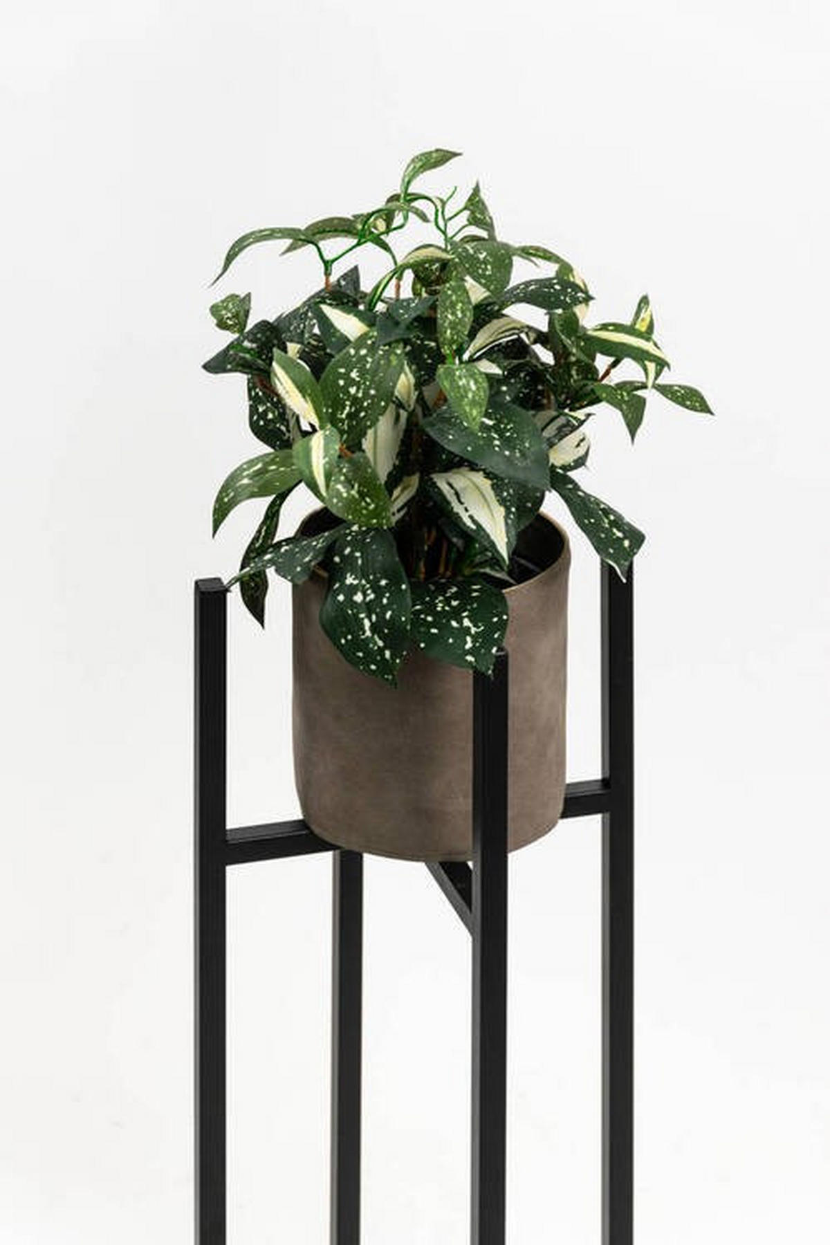 BLUMENSTÄNDER in Metall  - Schwarz, Basics, Metall (26/60/26cm)