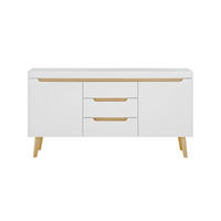 SIDEBOARD  in 160/83/40 cm  - Eichefarben/Weiß, Design, Holzwerkstoff (160/83/40cm) - MID.YOU