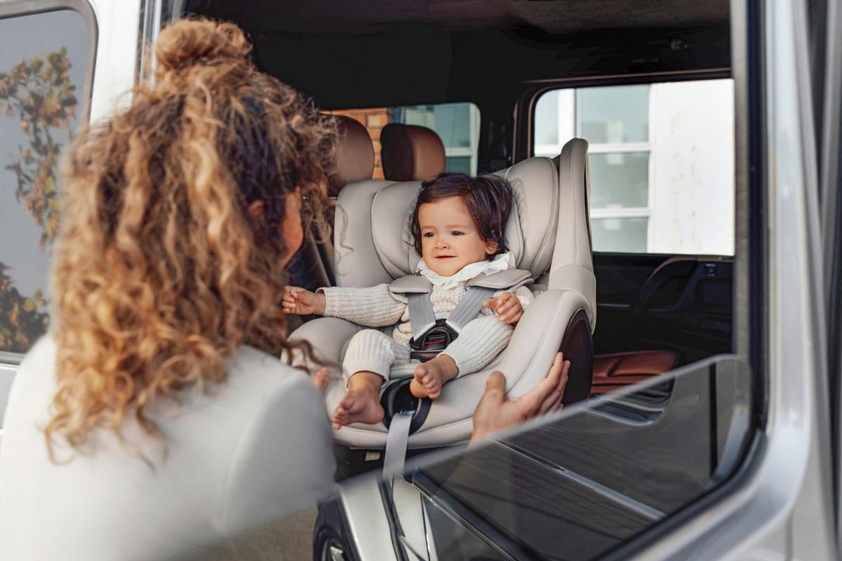 REBOARDER-KINDERSITZ Dualfix 5Z  - Beige/Creme, Basics, Kunststoff/Textil (44/48/74cm) - Britax Römer