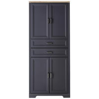AKTENSCHRANK Graphitfarben, Eiche Artisan  - Graphitfarben/Eiche Artisan, KONVENTIONELL, Holzwerkstoff (86/204/38cm) - Carryhome