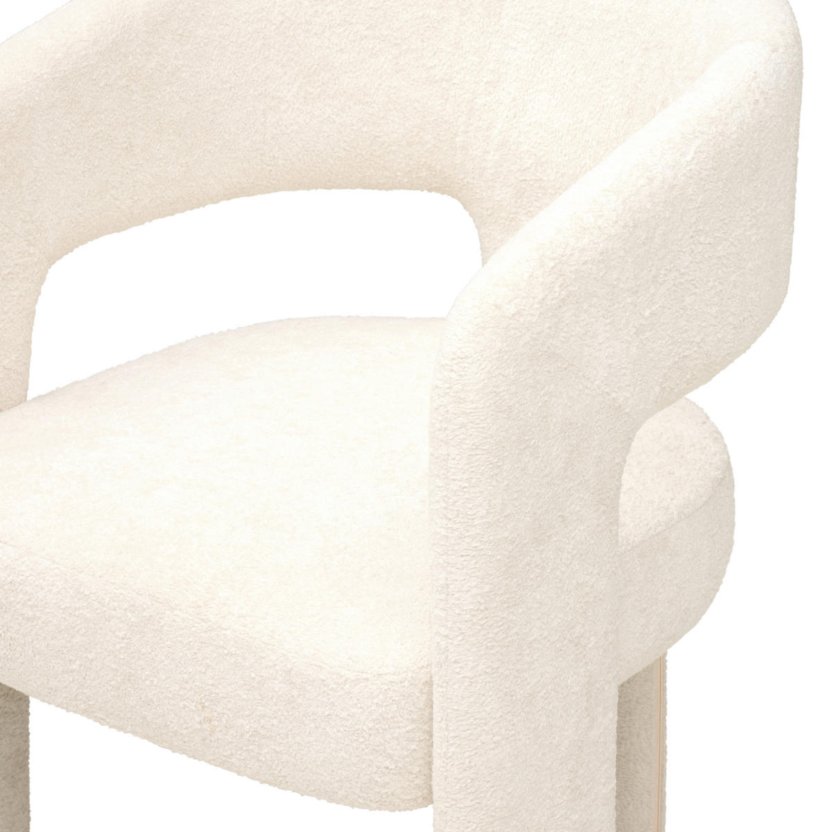 ARMLEHNSTUHL   Samt  - Beige, MODERN, Textil/Metall (57/81,5/58cm) - MID.YOU