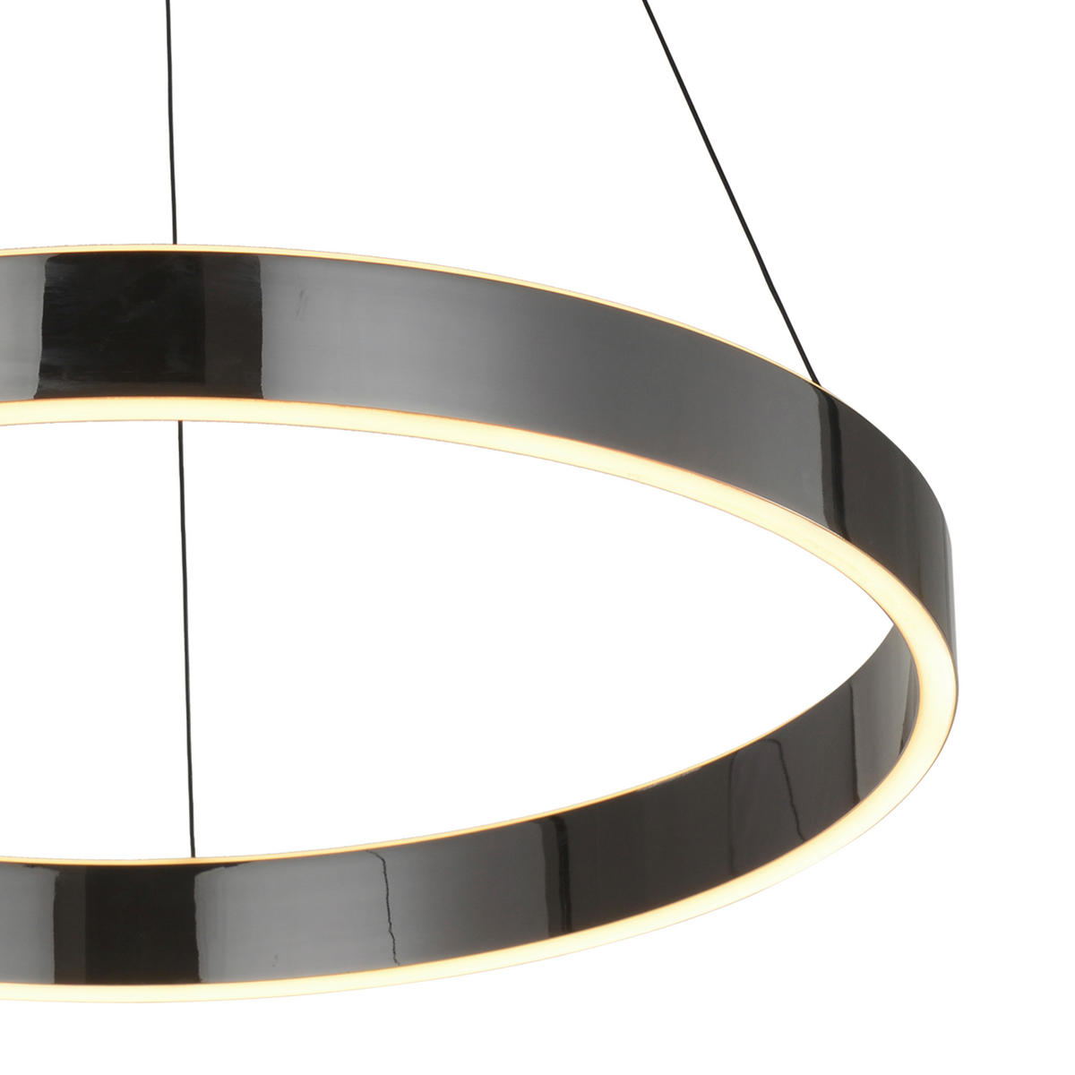 LED-HÄNGELEUCHTE 60/150 cm  - Schwarzchrom, Design, Metall (60/150cm)