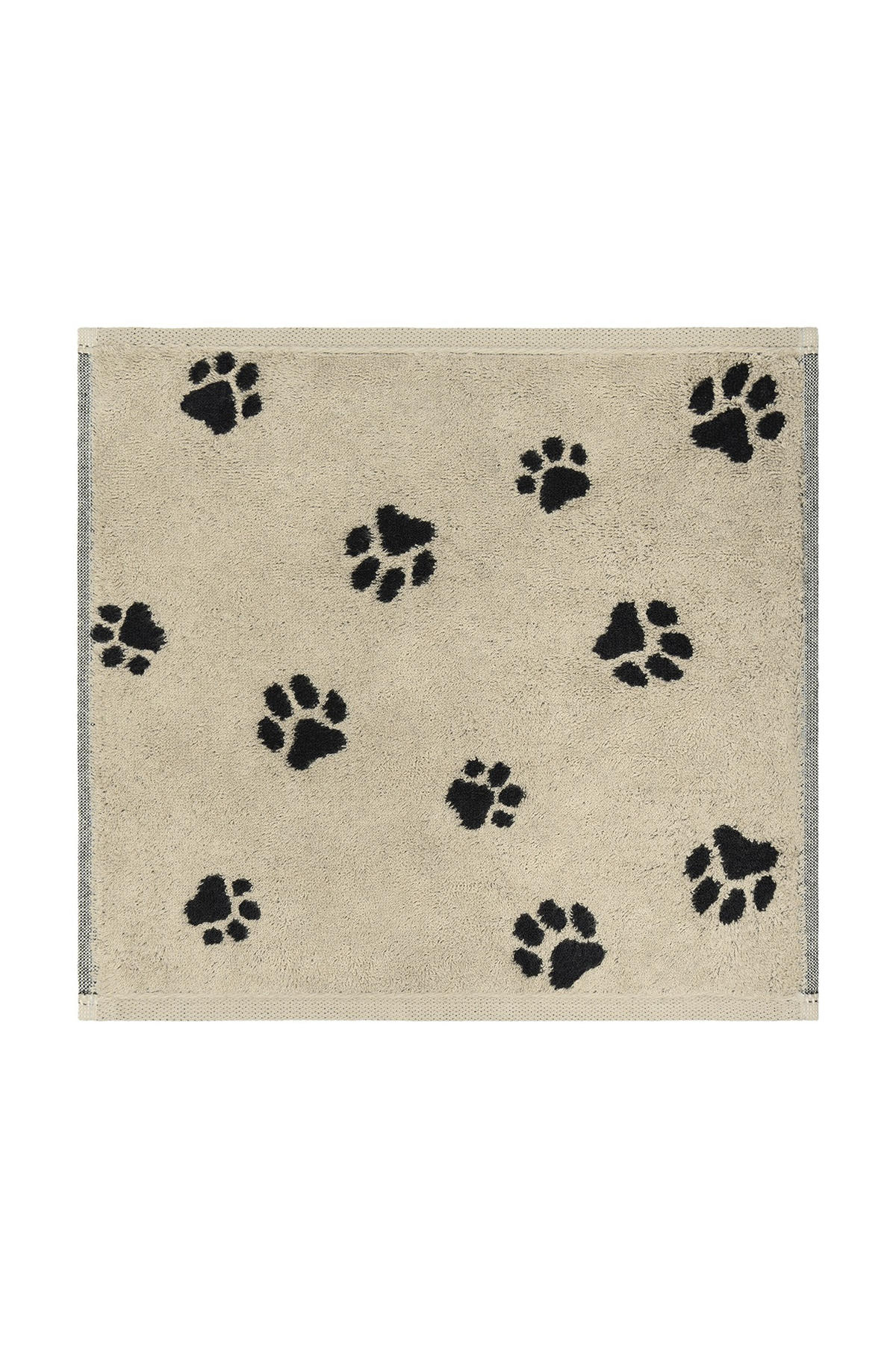 SEIFTUCH We love dogs Schwarz 30/30 cm  - Schwarz, Basics, Textil (30/30cm) - Cawoe