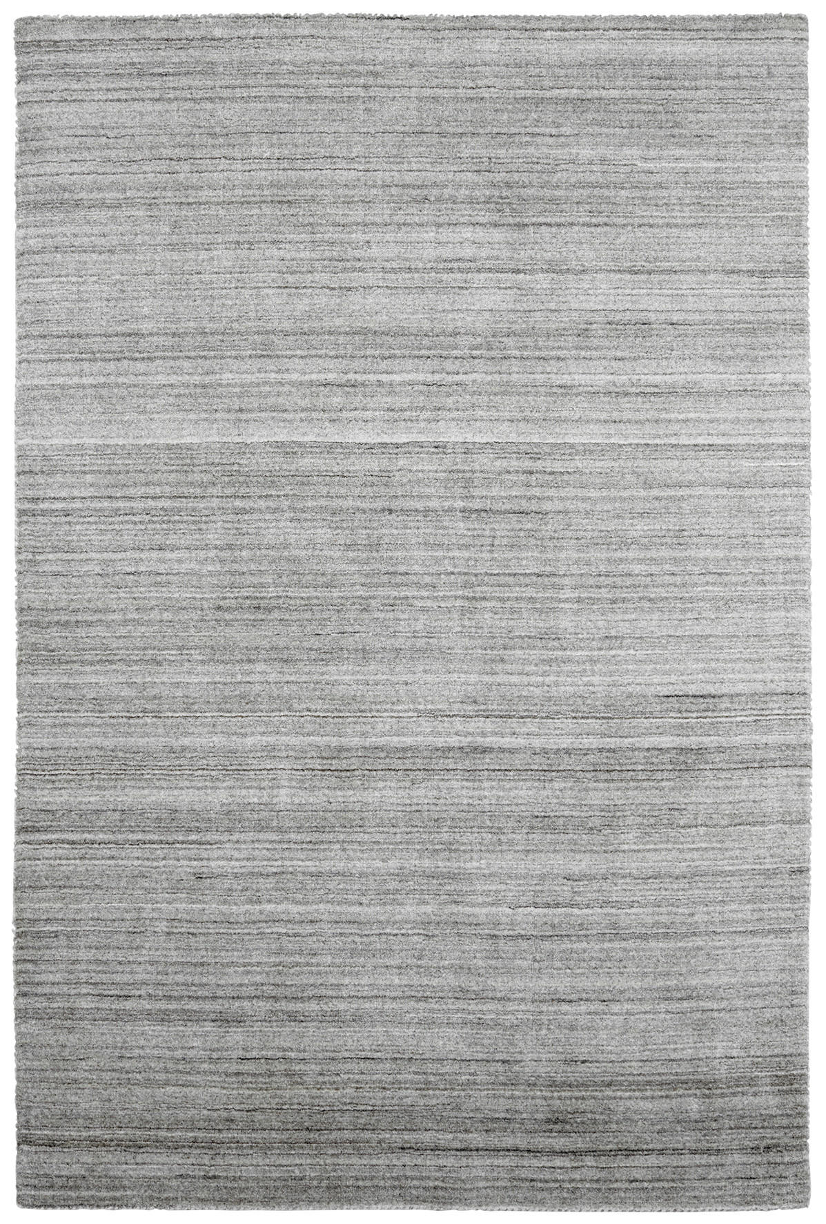 HANDWEBTEPPICH 90/160 cm Grau rechteckig  - Grau, Basics, Textil (90/160cm) - Obsession