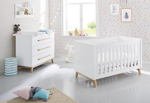 WICKELKOMMODE PINOLINO RIVA 115/106/79 bzw 58 cm  - Eschefarben/Naturfarben, Design, Holz/Holzwerkstoff (115/106/79 bzw 58cm) - Pinolino