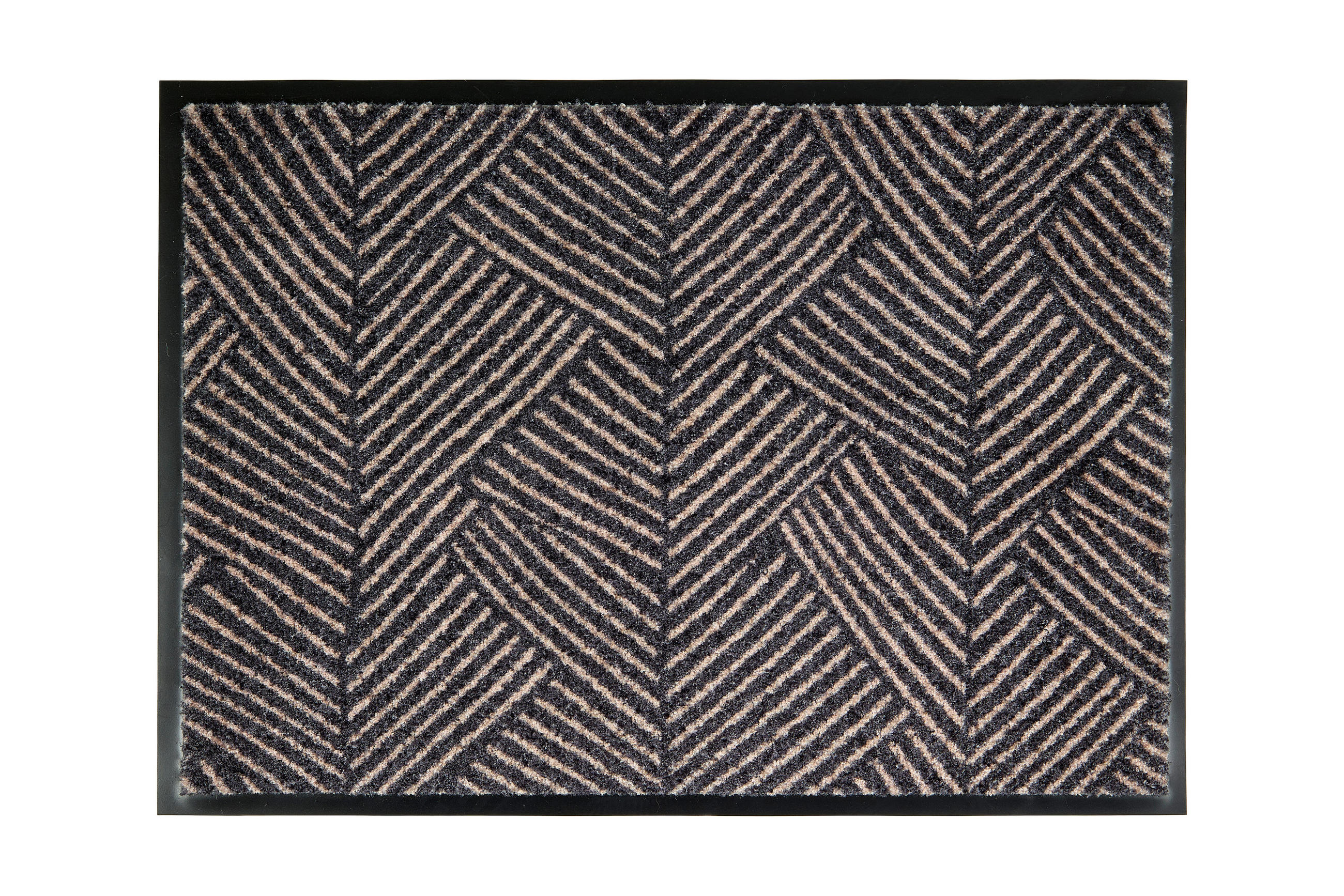 FUßMATTE  67/100 cm  Anthrazit, Hellgrau  - Anthrazit/Hellgrau, Trend, Textil (67/100cm) - Schöner Wohnen