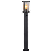 AUSSENLEUCHTE - Schwarz, Konventionell, Glas/Metall (14,3/100cm) - Globo