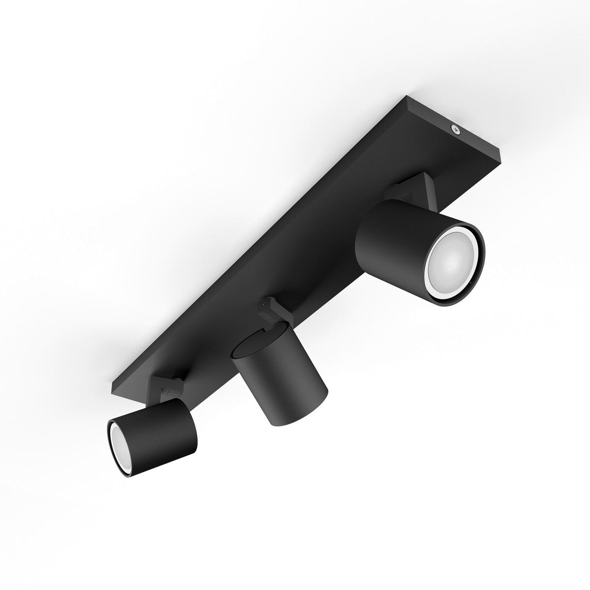 LED-STRAHLER Runner 48/10,90/8,90 cm   - Schwarz, Basics, Metall (48/10,90/8,90cm) - Philips HUE