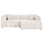 ECKSOFA  in Cord Naturfarben  250/162 cm  - Schwarz/Naturfarben, KONVENTIONELL, Kunststoff/Textil (250/162cm) - Carryhome