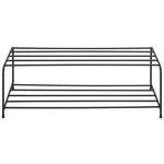 SCHUHREGAL 80/25/33 cm  - Schwarz, Basics, Metall (80/25/33cm) - Landscape