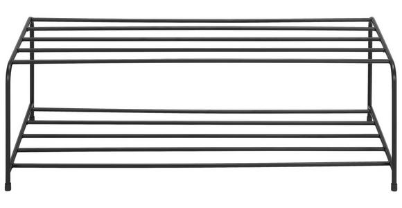 SCHUHREGAL 80/25/33 cm  - Schwarz, Basics, Metall (80/25/33cm) - Landscape