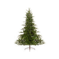 WEIHNACHTSBAUM 240 cm  - Weiß/Grün, Basics, Kunststoff/Metall (176,00/176,00/240,00cm) - X-Mas