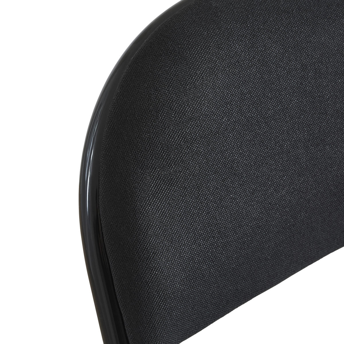 Scaun Pliabil din metal, textil, negru,  - negru, Basics, metal/textil (46,5/79/47cm) - Boxxx