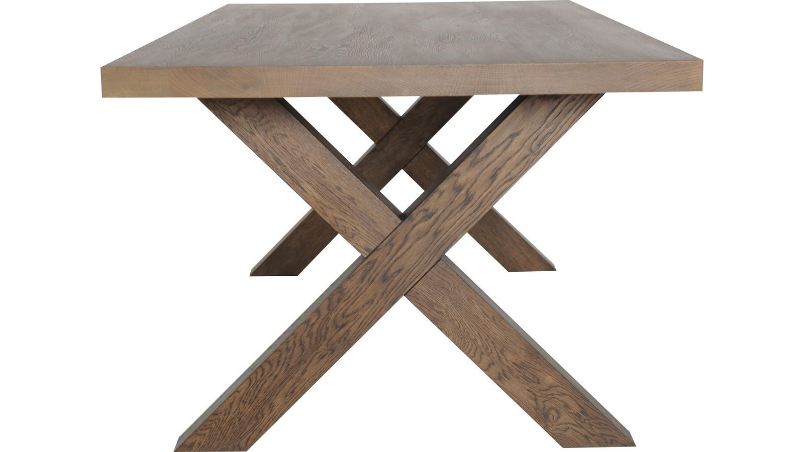 MATBORD i trä 200/100/75 cm   - mörkbrun, Design, trä (200/100/75cm) - Best Price