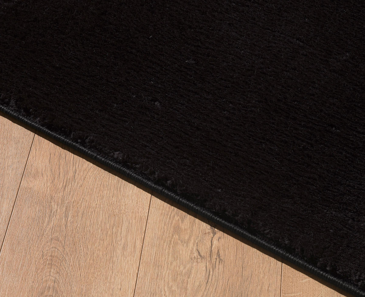 HOCHFLORTEPPICH 120/160 cm Catwalk Schwarz  - Schwarz, Basics, Textil (120/160cm) - Novel