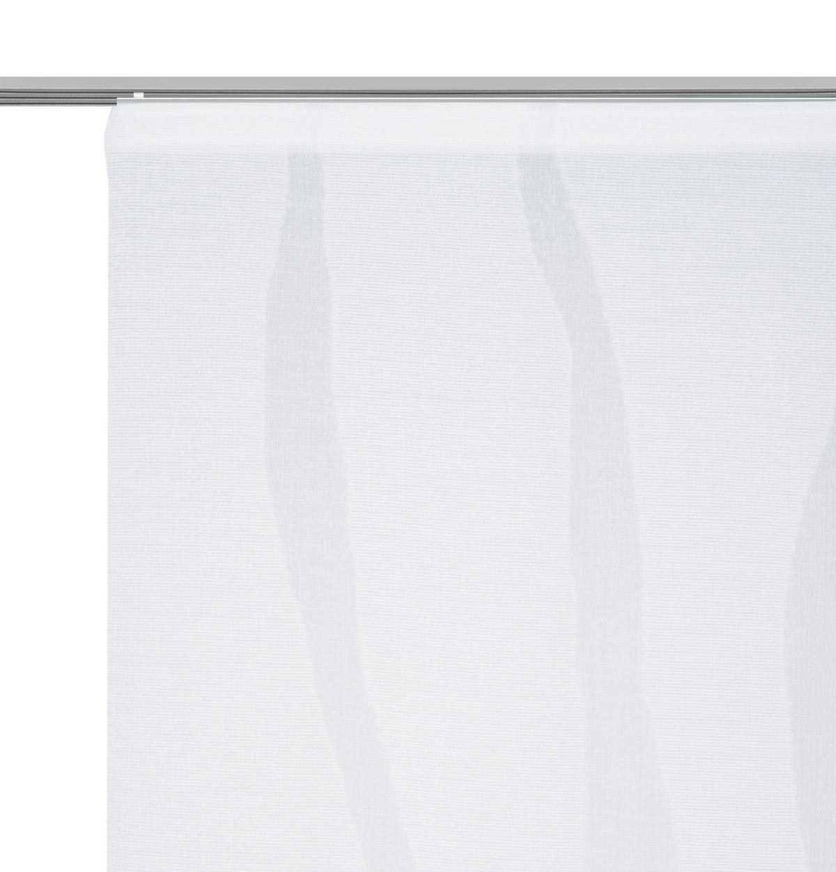 PANEL ZAVESA bela - bela, Konvencionalno, tekstil (60/255cm) - Novel