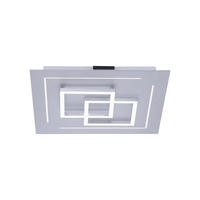 LED-DECKENLEUCHTE 47/47/90 cm    - Alufarben, Design, Kunststoff/Metall (47/47/90cm)