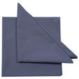 SERVIETTE  45/45 cm   - Silberfarben, Basics, Textil (45/45cm) - Novel