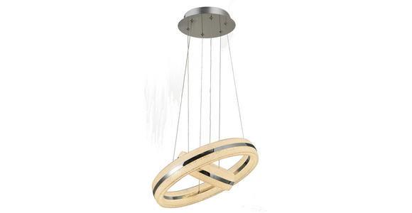 LED-HÄNGELEUCHTE 45/120 cm - Klar, Design, Kunststoff/Metall (45/120cm) - Ambiente