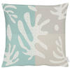 ZIERKISSEN 48/48 cm  - Hellgrau/Hellblau, Design, Textil (48/48cm) - Apelt
