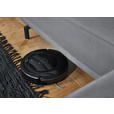 ECKSOFA in Chenille Grau  224/305 cm  - Schwarz/Grau, Design, Textil/Metall (224/305cm) - Dieter Knoll