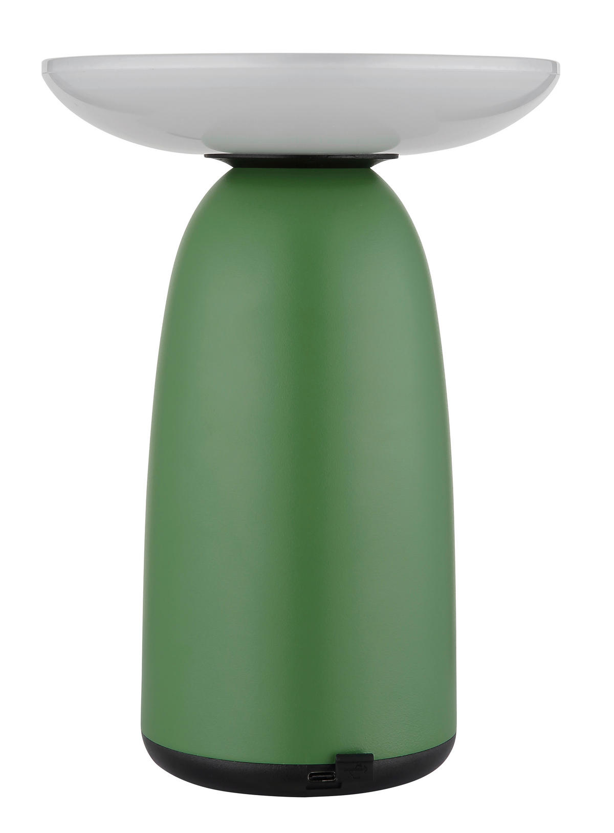 SOLARLEUCHTE  - Opal/Schwarz, Design, Kunststoff/Metall (16/22,5cm) - Globo