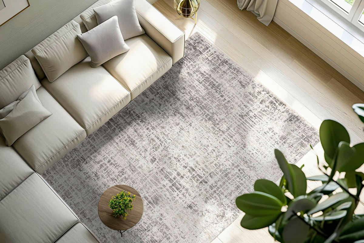 FLACHWEBETEPPICH 120/170 cm Grau  - Grau, Basics, Textil (120/170cm) - Kayoom