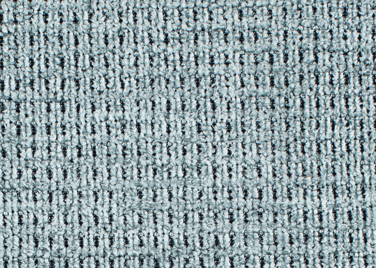 ECKSOFA in Webstoff Pastellblau  - Chromfarben/Pastellblau, Design, Textil/Metall (260/187cm) - Xora