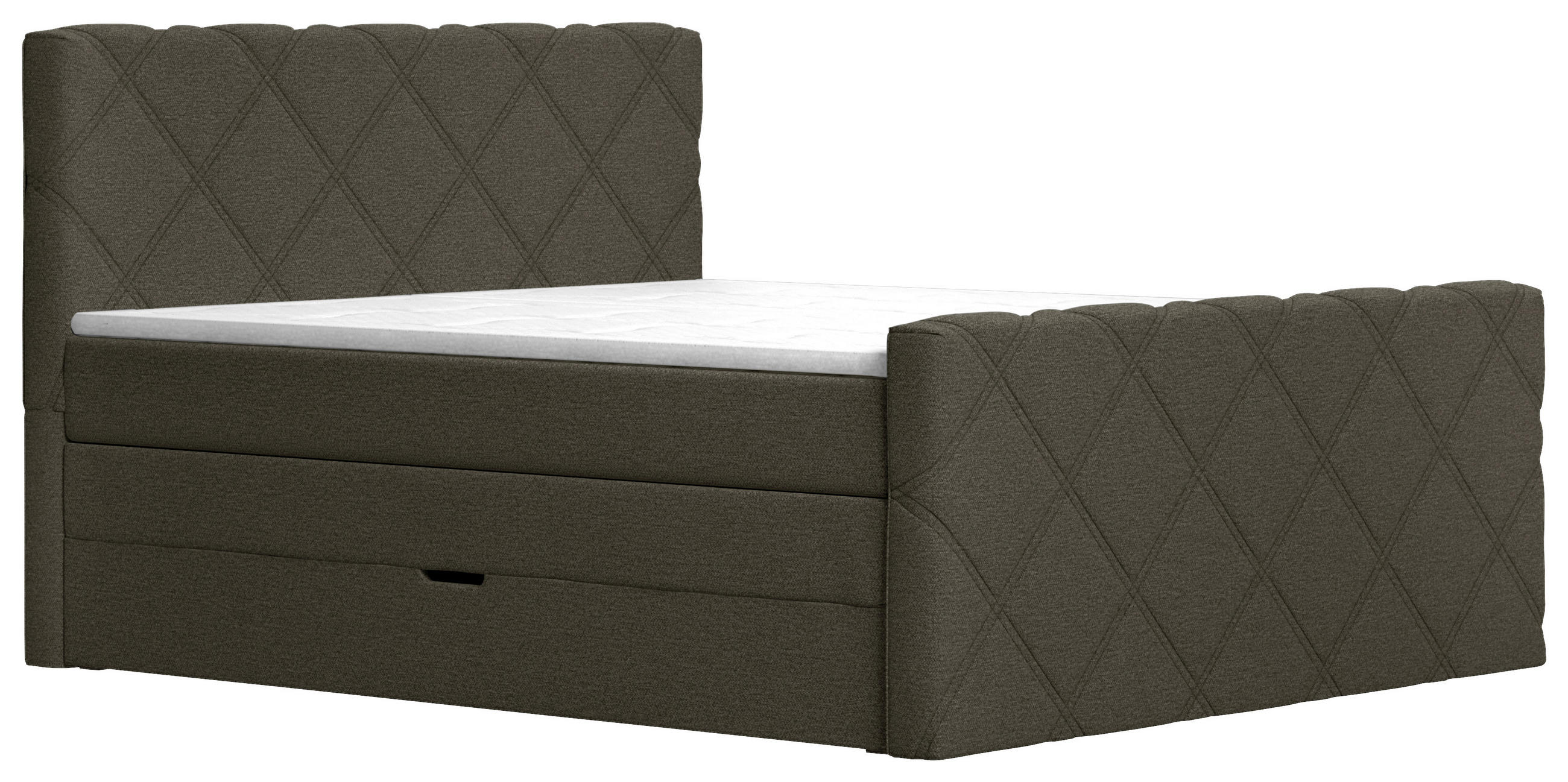 Esposa Boxspringbett Dunkelbraun 180x200 cm