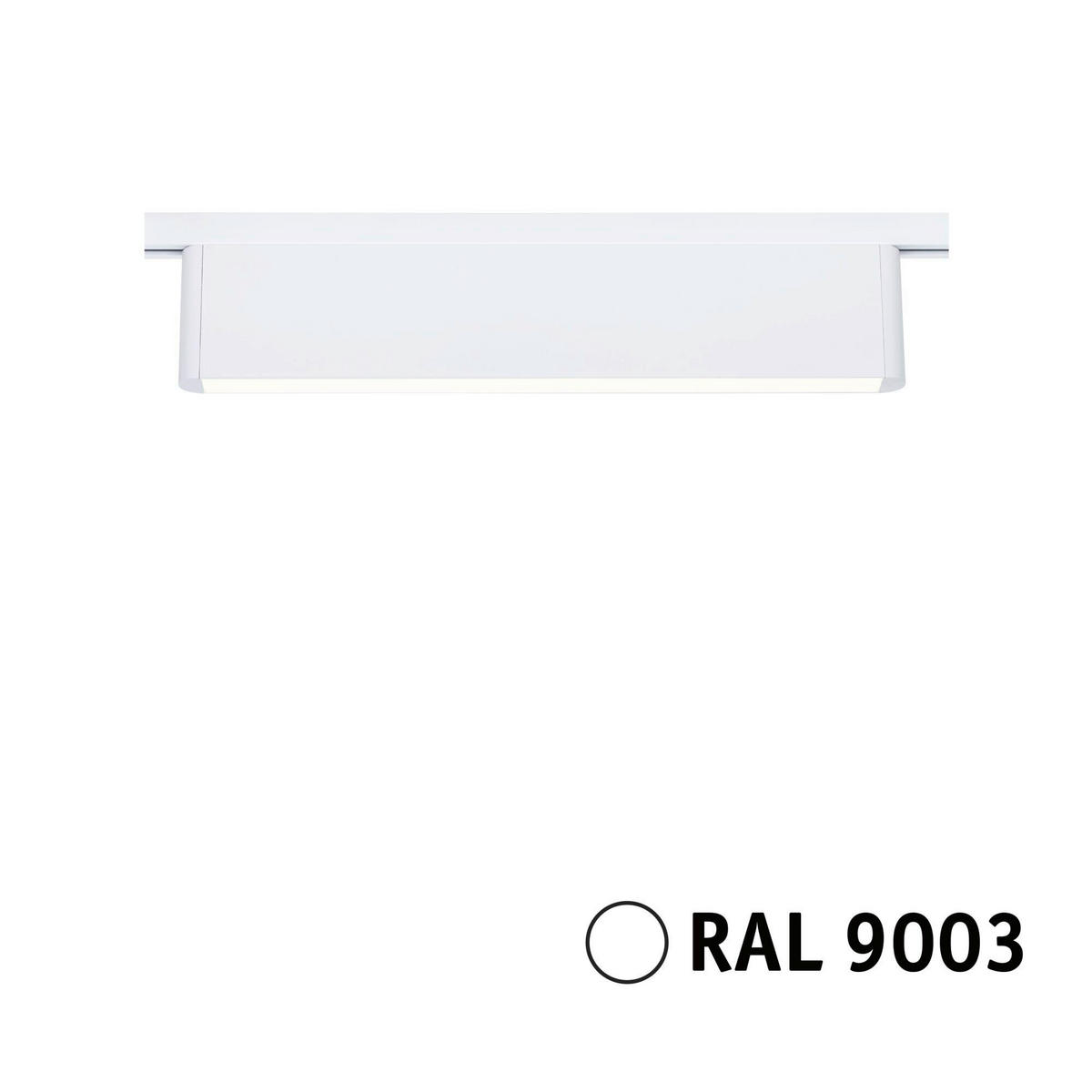 SCHIENENSYSTEM-STRAHLER URail Ceris 37,2/7,4/2,3 cm   - Weiß, Basics, Metall (37,2/7,4/2,3cm) - Paulmann