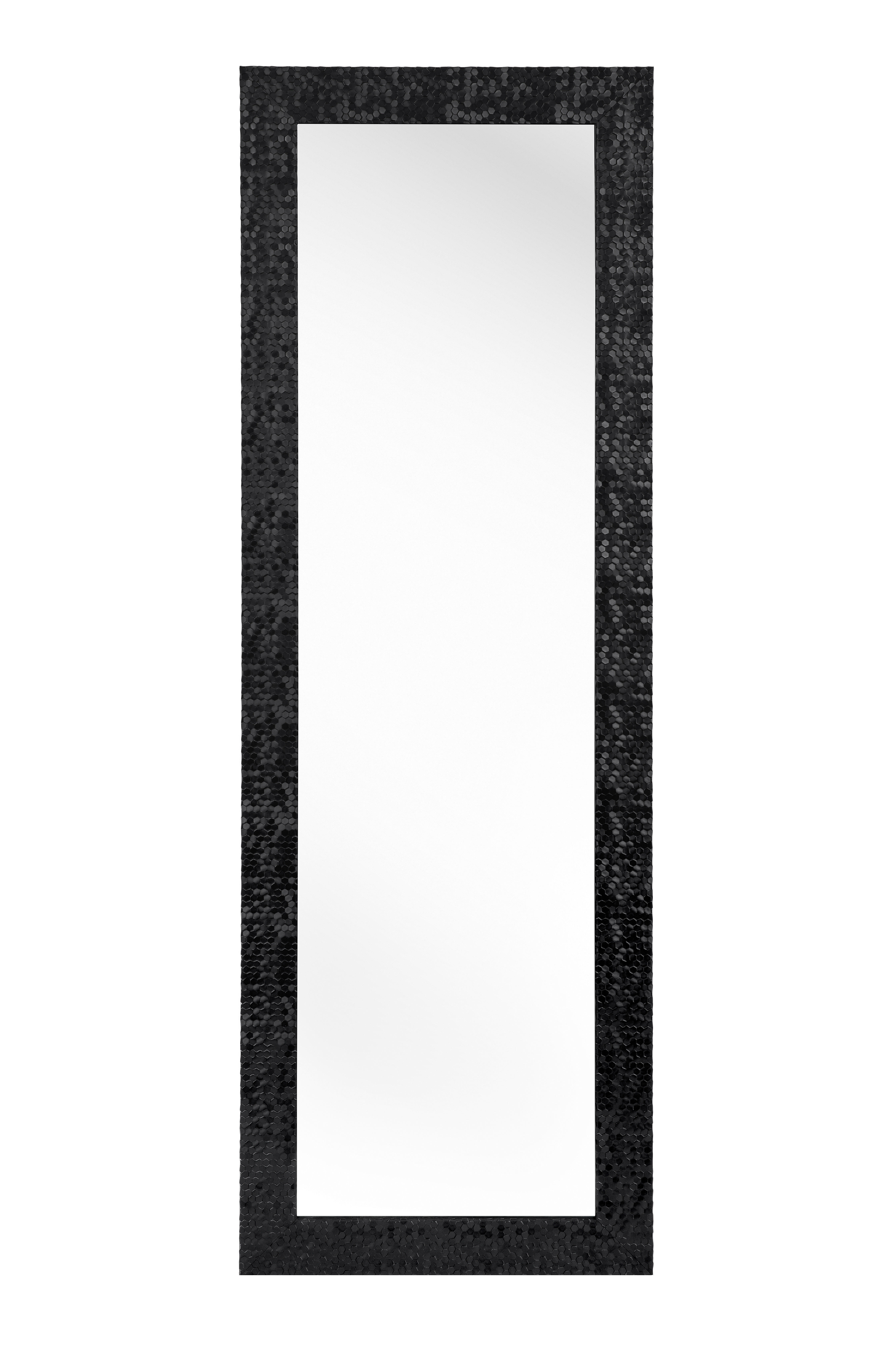 WANDSPIEGEL Schwarz  - Schwarz, LIFESTYLE, Glas/Kunststoff (50/150/2cm) - Carryhome