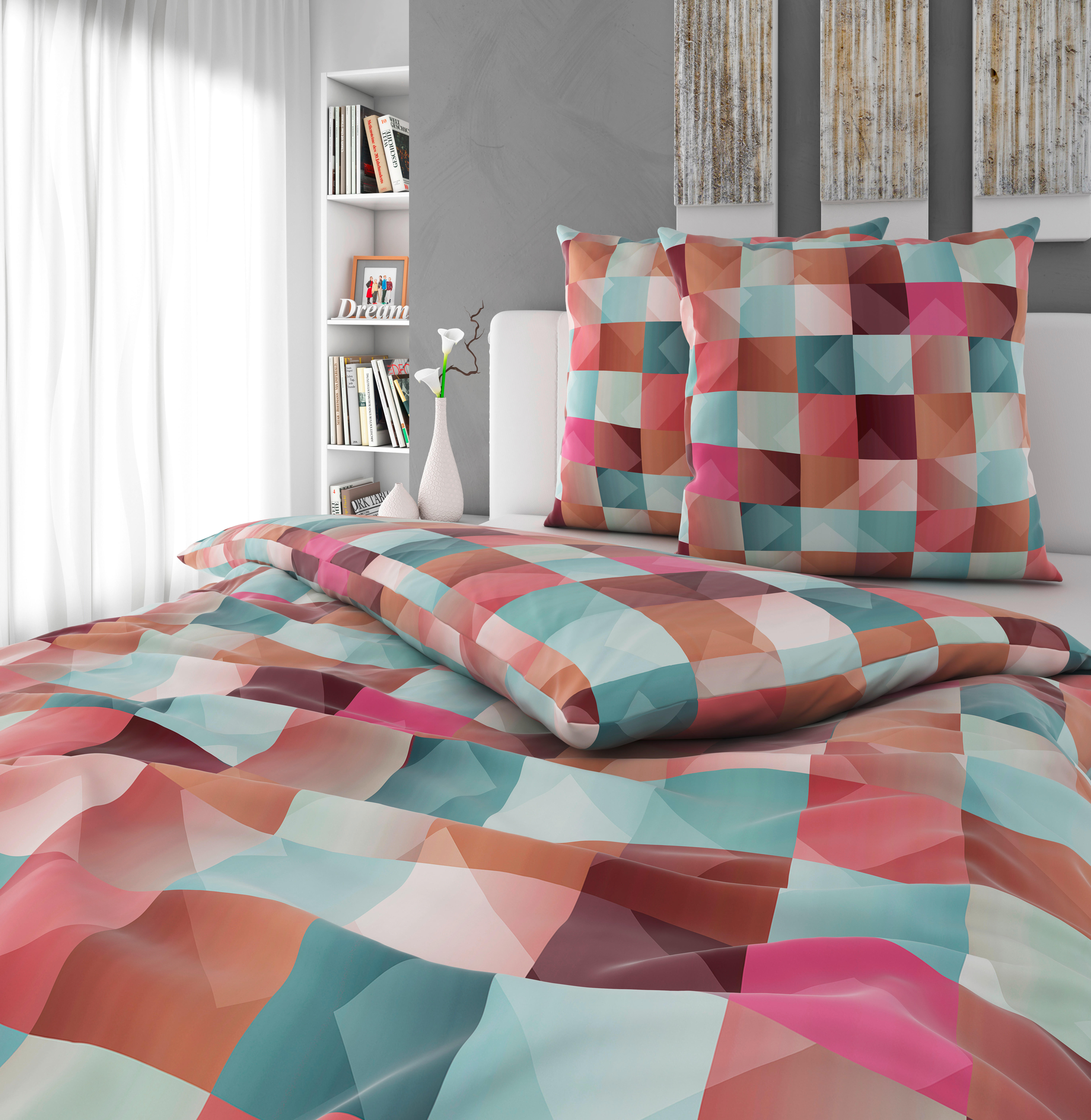 POVLEČENÍ, satén, pink, 200/200 cm - pink, Konvenční, textil (200/200cm) - Novel