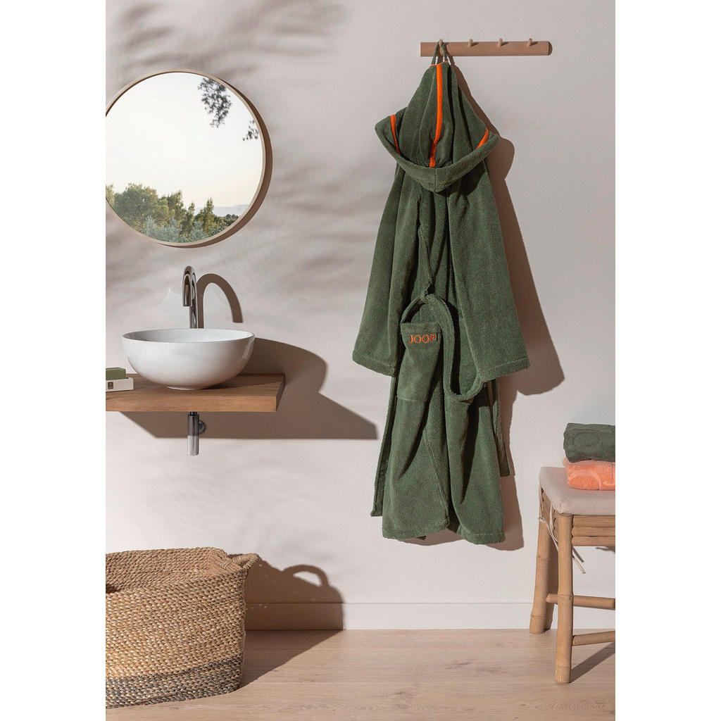 Thumbnail - Joop! Bademantel, Grün, Textil, Uni, Gr. 58/60, Handmade in Germany, Oeko-Tex® Standard 100, hochwertige Qualität, angen...