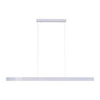 LED-HÄNGELEUCHTE 179/4,8/120 cm  - Alufarben, Design, Kunststoff/Metall (179/4,8/120cm) - Neuhaus PURE