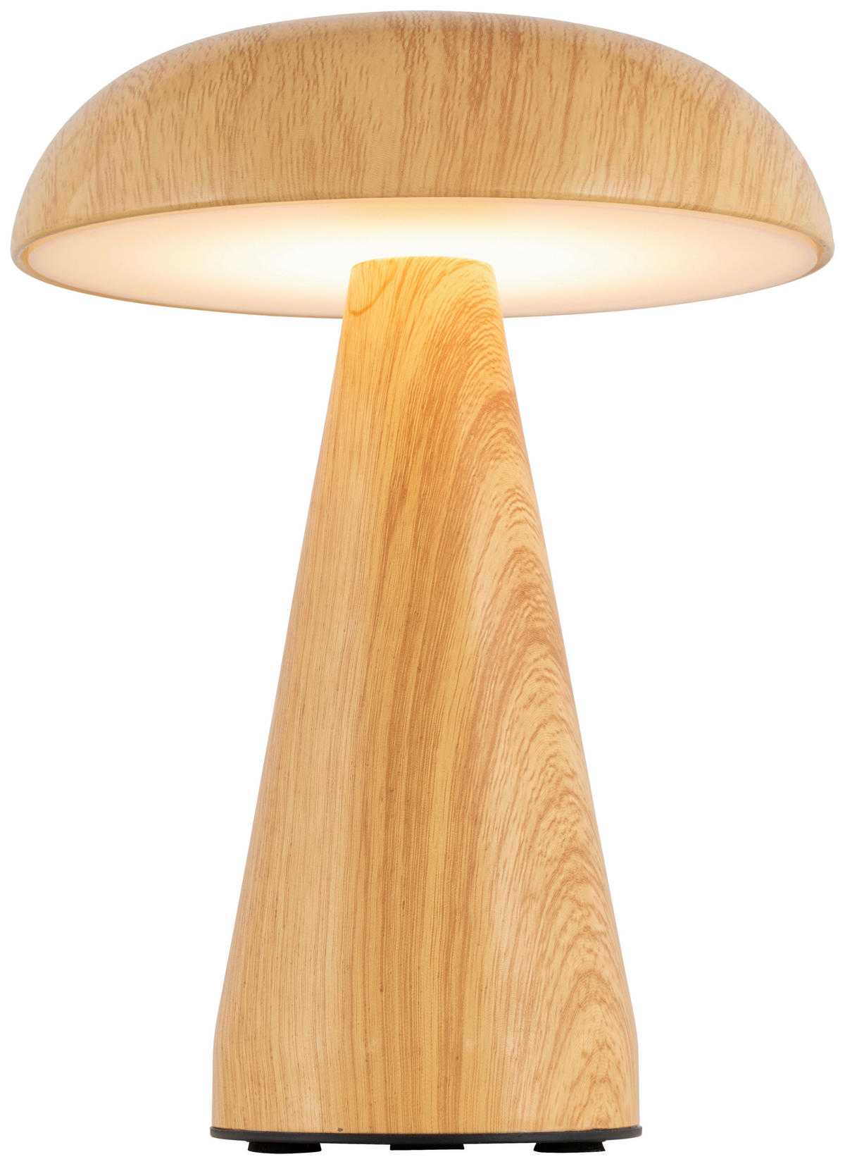 TISCHLEUCHTE 15,5/21 cm   - Naturfarben, Trend, Kunststoff/Metall (15,5/21cm) - Novel