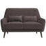 ZWEISITZER-SOFA in Textil Hellgrau - Hellgrau/Schwarz, Trend, Holz/Textil (135/86/80cm) - Carryhome ZWEISITZER-SOFA in Textil Hellgrau - Hellgrau/Schwarz, Trend, Holz/Textil (135/86/80cm) - Carryhome