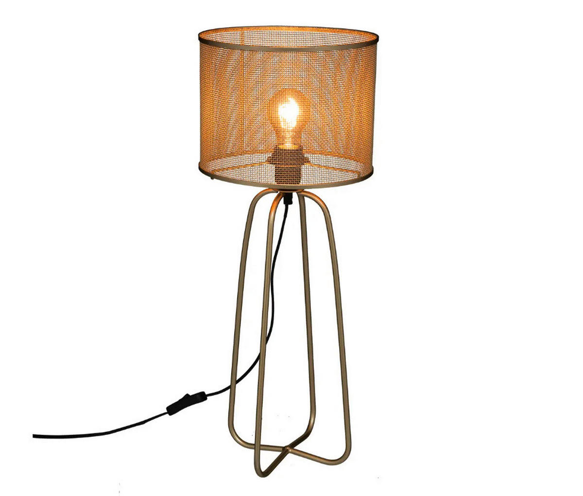 NAMIZNA SVETILKA   62/24/24 cm            - zlate barve, Basics, kovina (62/24/24cm)