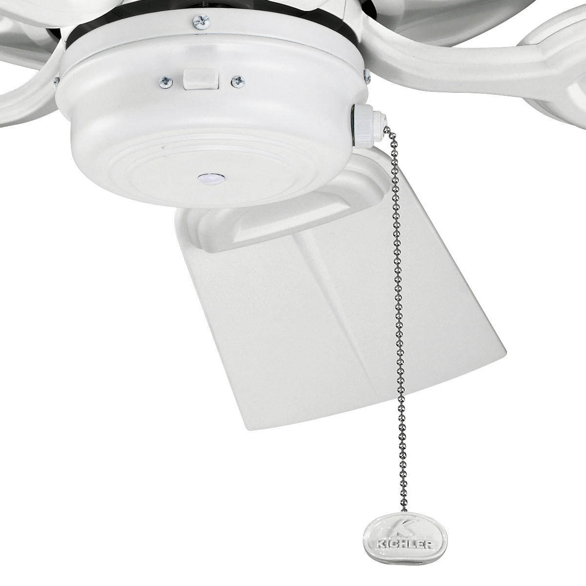 DECKENVENTILATOR  107/35 cm    - Weiss, Basics, Kunststoff/Metall (107/35cm) - Elstead Lighting