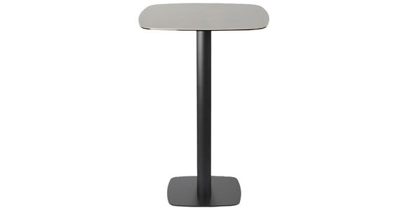 BARTISCH - Schwarz/Grau, Design, Glas/Keramik (70/70/105cm) - Novel